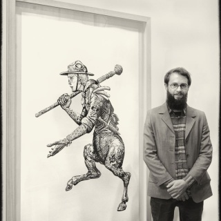 South African artist and printmaker Bevan de Wet is the winner of the ABSA L'Atelier Merit Award 2014